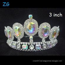 Shinning AB Crown Schönheit Königin Crown Hochzeit Tiara Wollmütze Kronen